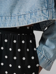 কালো/সাদা দাগ - জার্সি হারেম joggers - 8এর মধ্যে 5 ছবি