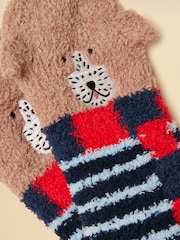 Azul perro - Calcetines mullidos para niños de Joules - Imagen 2 de 3