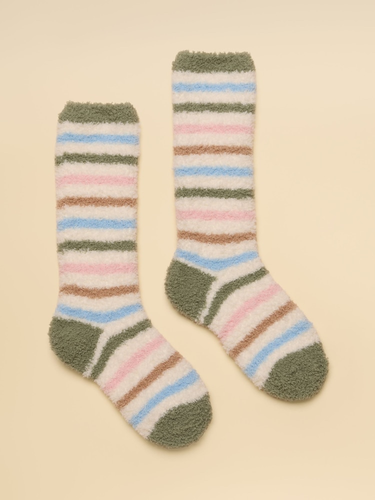 Crema de rayas - Calcetines mullidos para niños de Joules - Imagen 1 de 3 Crema de rayas - Calcetines mullidos para niños de Joules - Imagen 1 de 3