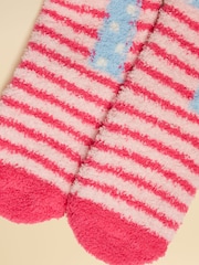 Rosa con unicornio - Calcetines mullidos para niños de Joules - Imagen 3 de 3