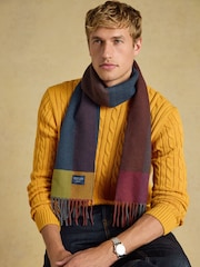 Multi Herringbone Colourblock - Joules Langtree Halsduk - Bild 2 av 6