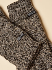 Joules Hammond Grey Fleece Lined Touchscreen Gloves - Image 3 of 3