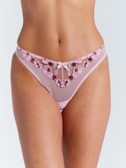 Boux Avenue Evelyn Floral Embroidered Thong - Image 1 of 1
