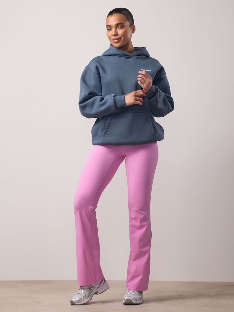Gym King Pink 365 Flared Yoga Leggings Regular - Image 1 of 13 Gym King Pink 365 Flared Yoga Leggings Regular - Image 1 of 13