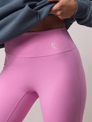Gym King Pink 365 Flared Yoga Leggings Regular - Image 8 of 13