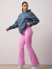 Gym King Pink 365 Flared Yoga Leggings Regular - Image 9 of 13