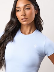Gym King Blue 365 Built-In Bra T-Shirt - Image 3 of 8