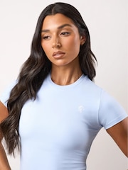 Gym King Blue 365 Built-In Bra T-Shirt - Image 7 of 8