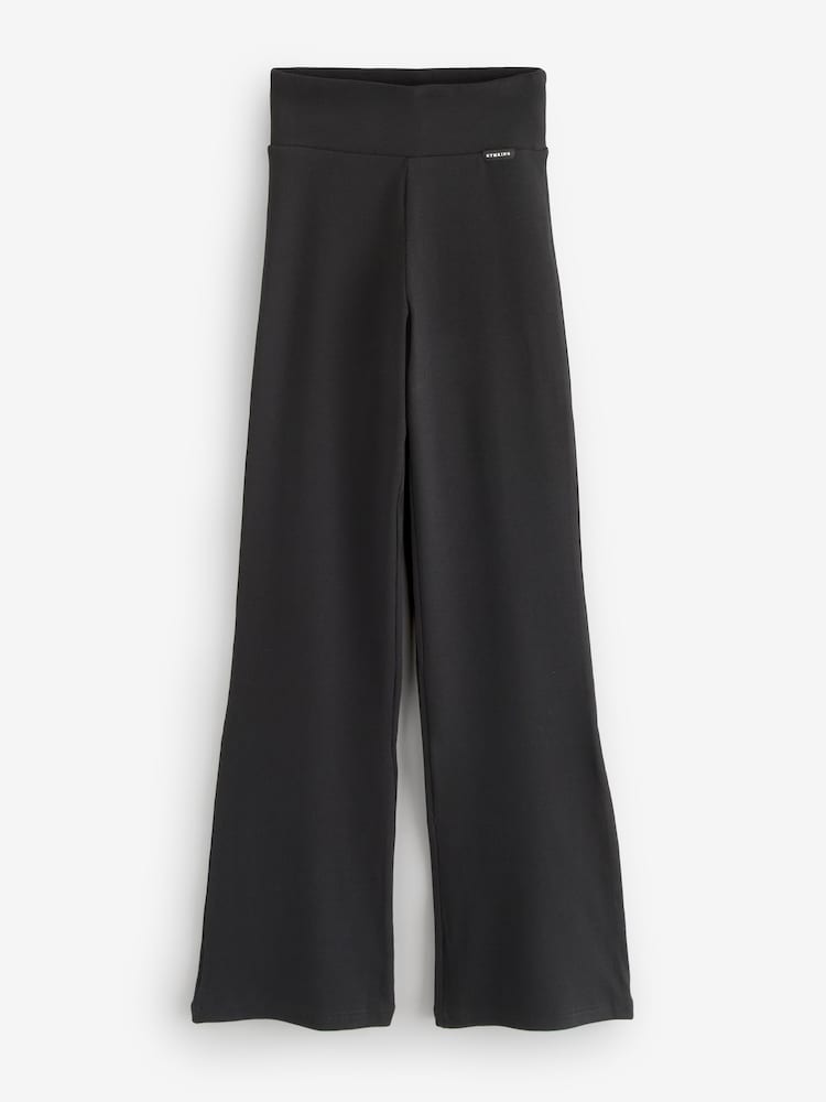 Gym King Black 365 Rib Flared Leggings - Image 11 of 11 Gym King Black 365 Rib Flared Leggings - Image 11 of 11