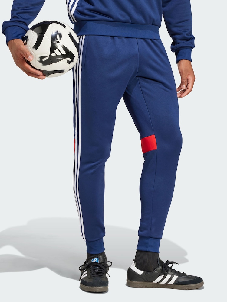 adidas Blue Tiro 25 Essentials Sweat Tracksuit Bottoms - Image 1 of 5 adidas Blue Tiro 25 Essentials Sweat Tracksuit Bottoms - Image 1 of 5