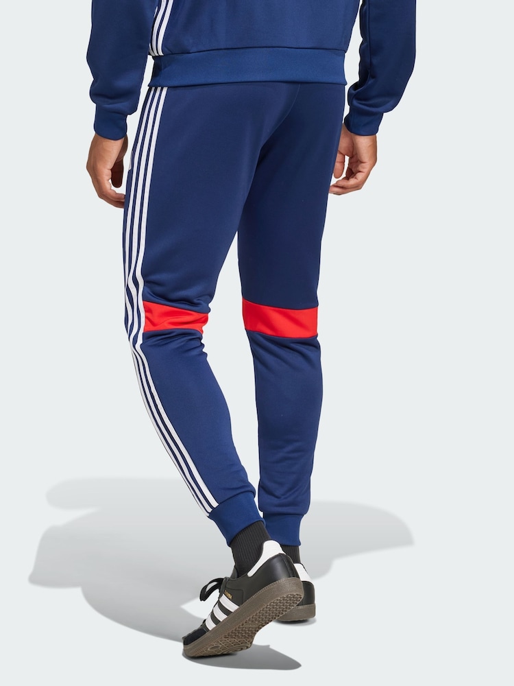 adidas Blue Tiro 25 Essentials Sweat Tracksuit Bottoms - Image 2 of 5 adidas Blue Tiro 25 Essentials Sweat Tracksuit Bottoms - Image 2 of 5