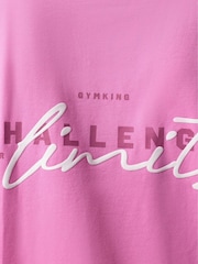Gym King Pink Challenge Boyfriend T-Shirt - Image 14 of 14