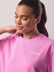 Gym King Pink Challenge Boyfriend T-Shirt - Image 4 of 14
