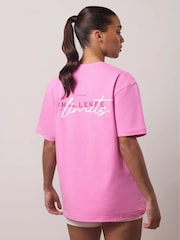 Gym King Pink Challenge Boyfriend T-Shirt - Image 6 of 14