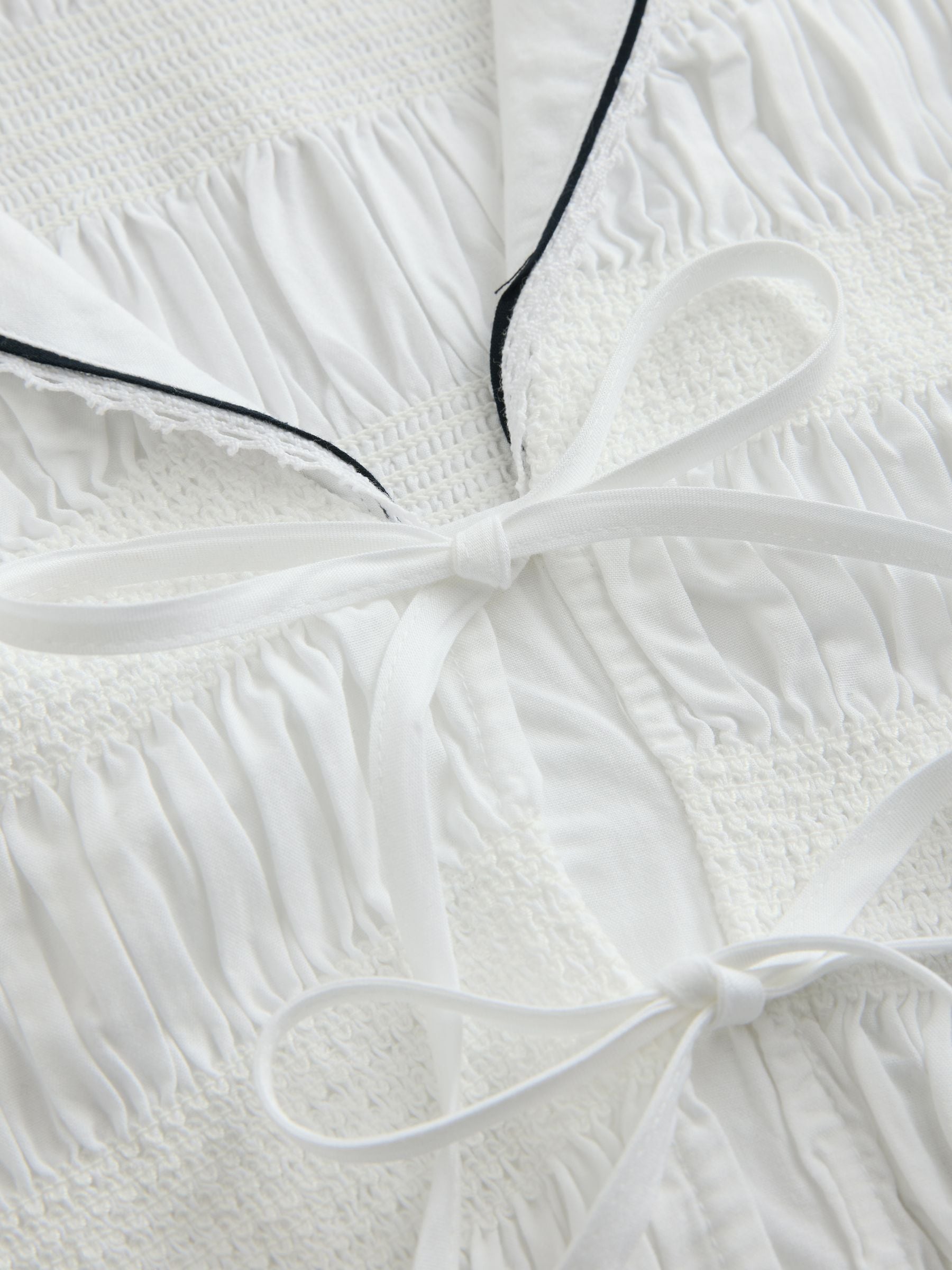 Buy White Sailor Collar Tie Front Top from Next Canada