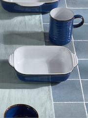 Denby Imperial Blue Small Rectangular Oven Dish - Image 1 of 2