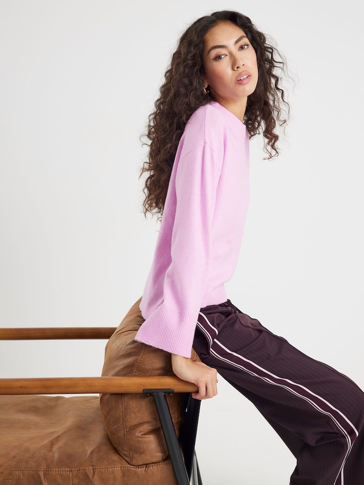 River Island Pink Crew Neck Jumper - Image 2 of 4