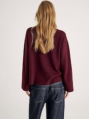 River Island Red Crew Neck Jumper - Image 4 of 6