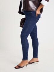 River Island High Rise Pull On Sculpt Skinny Jeans - Bild 4 von 5