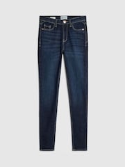 River Island Blue Mid Rise Sculpt Skinny Jeans - Image 5 of 5