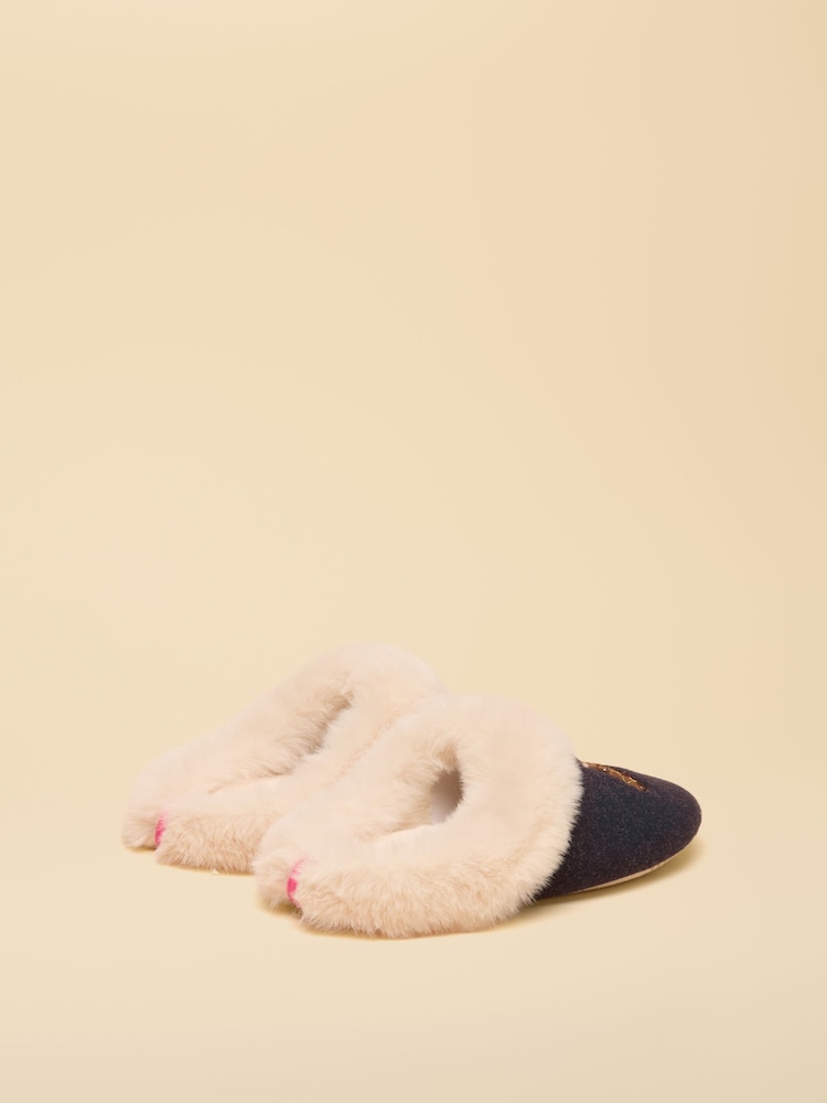 海軍藍駿馬 - Joules Slippet Luxe Slipper - 圖片 2/6