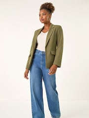Verde - Roman Tailored Collar & Revere Blazer - Imagem 1 de 5