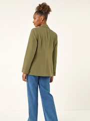 Verde - Roman Tailored Collar & Revere Blazer - Imagem 2 de 5