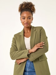 Verde - Roman Tailored Collar & Revere Blazer - Imagem 3 de 5