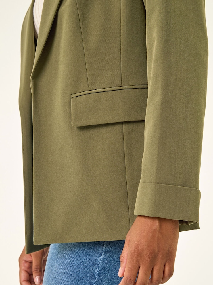 Roman Green Tailored Collar & Revere Blazer - Image 5 of 5 Roman Green Tailored Collar & Revere Blazer - Image 5 of 5