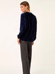 Roman Velvet Embroidered Tie Tops - Imagen 4 de 5