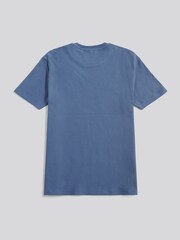 U.S. Polo Assn Blue Herringbone Texture T-Shirt - Image 2 of 3