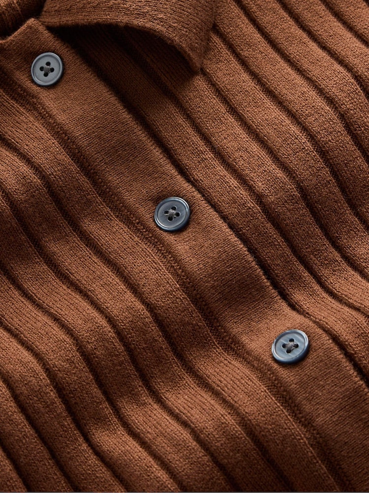 Boden Brown Petite Rachel Knitted Shirt Dress - Image 6 of 6 Boden Brown Petite Rachel Knitted Shirt Dress - Image 6 of 6
