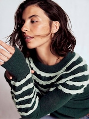 Boden Green Tall Alice Fluffy Raglan Jumper - Image 3 of 4