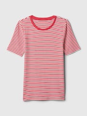 Gap Red Modern Crew Neck Short Sleeve T-Shirt - Image 4 of 4