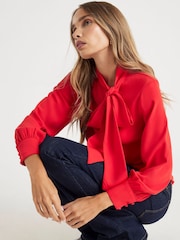 بلوزة برباط أربة من River Island - صورة 2 من 4