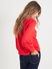 بلوزة برباط أربة من River Island - صورة 3 من 4