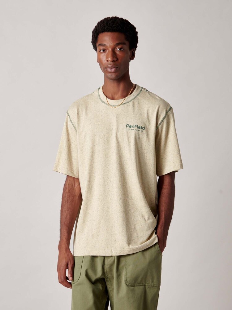 Penfield Cream Trailwear T-Shirt - Image 1 of 10 Penfield Cream Trailwear T-Shirt - Image 1 of 10