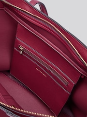 U.S. Polo Assn. Red Winterberry Shopping PU Bag - Image 3 of 3