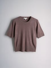 The Set – 4 er-Pack Feinstrick-Kurzarm-T-Shirts - Bild 2 von 6