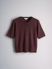 The Set – 4 er-Pack Feinstrick-Kurzarm-T-Shirts - Bild 3 von 6