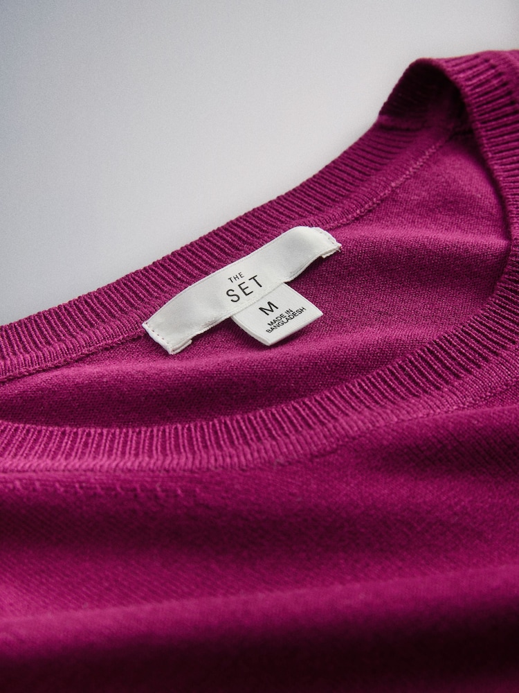 The Set – 4 er-Pack Feinstrick-Kurzarm-T-Shirts - Bild 6 von 6