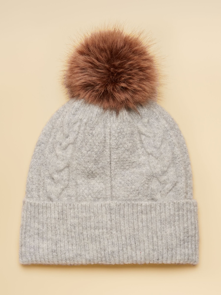 Joules Cable Bobble Hat - Slika 2 iz 4 Joules Cable Bobble Hat - Slika 2 iz 4