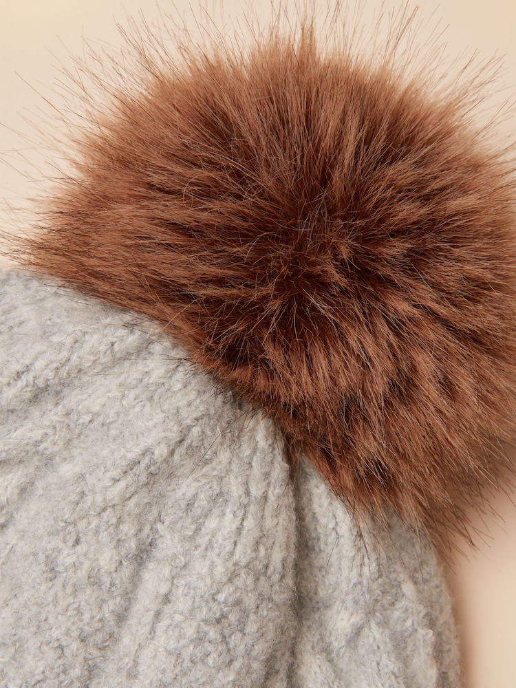 Joules Cable Bobble Hat - Slika 4 iz 4 Joules Cable Bobble Hat - Slika 4 iz 4