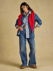Pula - Joules Kendra Triangle Scarf - Larawan 5 ng 7