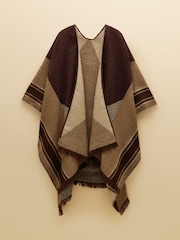 Joules Brown Large Poncho - Image 7 of 7