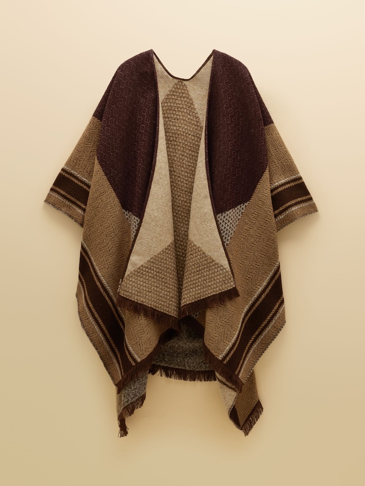Joules Brown Large Poncho - Image 7 of 7 Joules Brown Large Poncho - Image 7 of 7