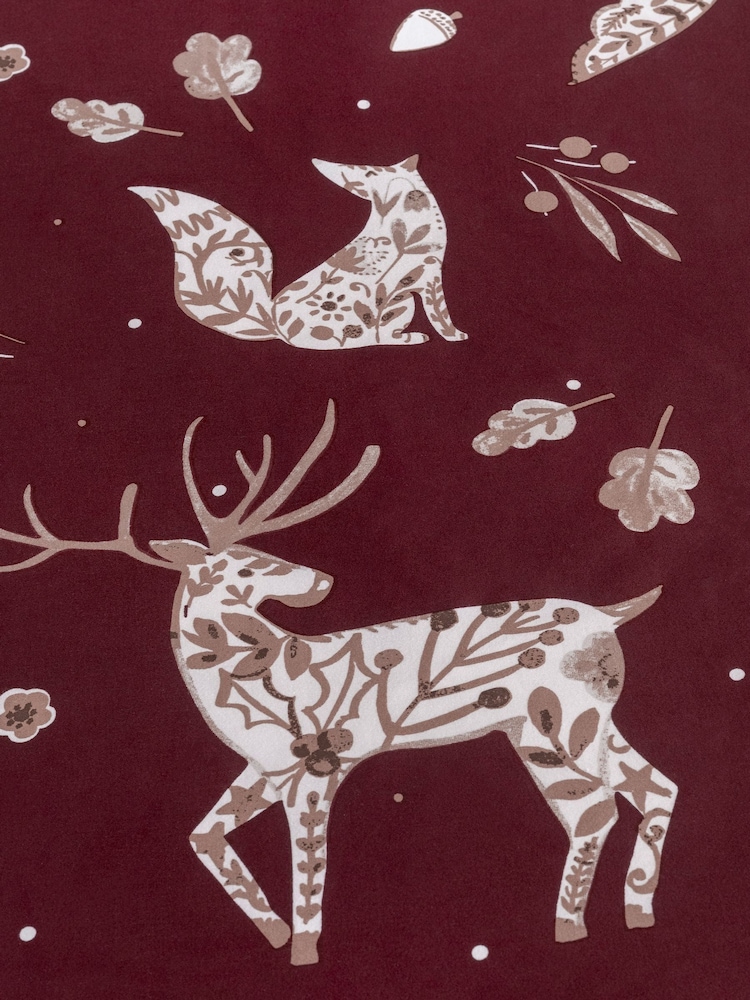 Copenhagen Home Burgundy Nordic Duvet Cover Set - Image 3 of 3 Copenhagen Home Burgundy Nordic Duvet Cover Set - Image 3 of 3