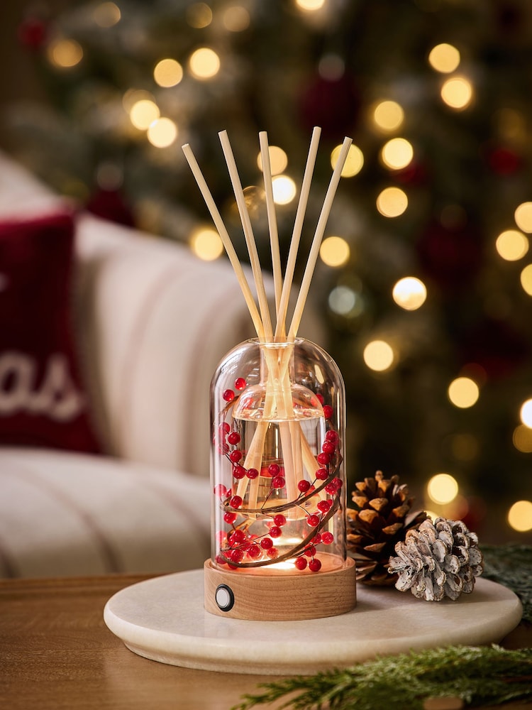 Festive Spice Red 180ml Light Up Diffuser - Image 1 of 6 Festive Spice Red 180ml Light Up Diffuser - Image 1 of 6