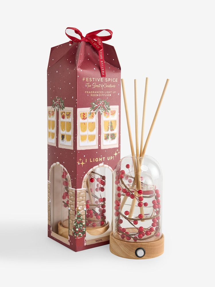 Festive Spice Red 180ml Light Up Diffuser - Image 6 of 6 Festive Spice Red 180ml Light Up Diffuser - Image 6 of 6