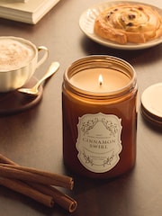 Cinnamon Bun Brown Jar Gourmand Candle - Image 1 of 3